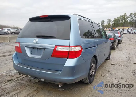 2006 Honda Odyssey Ex-L из США, поврежденный, VIN 5FNRL38646B115560